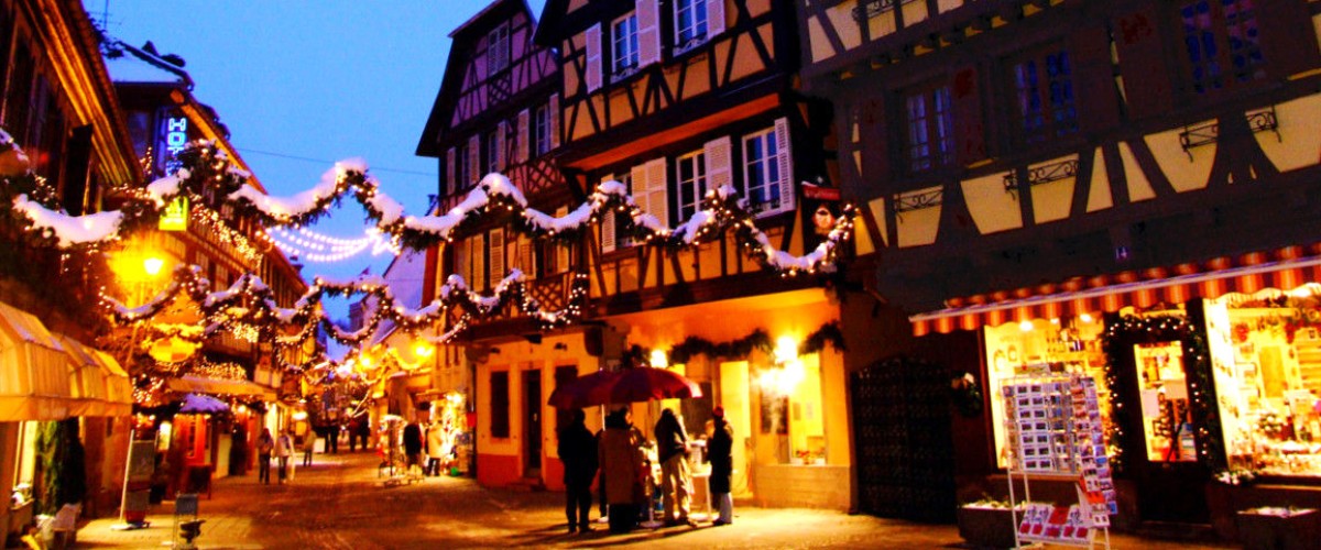 Marchés de Noël typiques : excursion d'une journée en Alsace