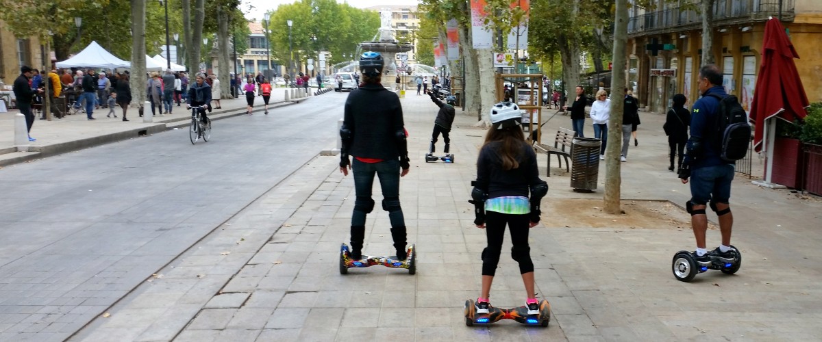 Visite guidée d'Aix-en-Provence en hoverboard !