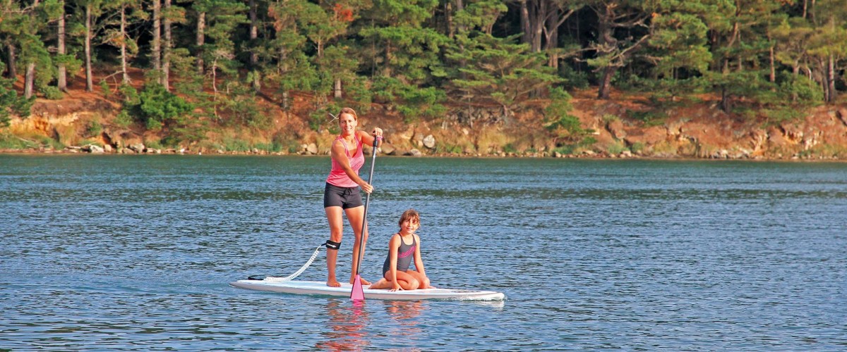 Stand up paddle sur le Lac de Soustons