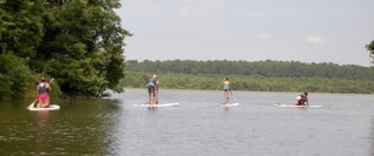 Stand up paddle sur le Lac de Soustons