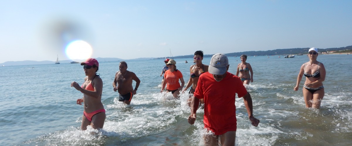 Initiation à la marche aquatique sportive à Hyères