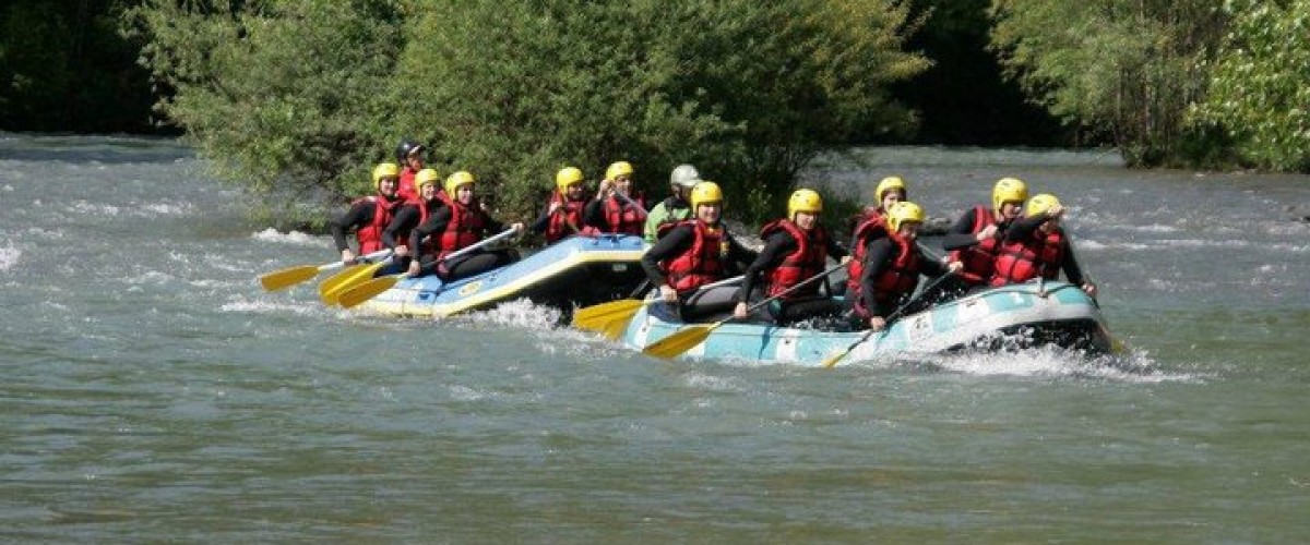 Easy rafting sur l'Isère