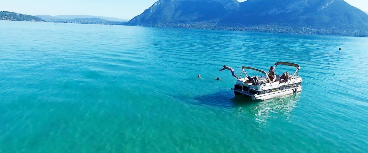 Balade en bateau sur le Lac d'Annecy