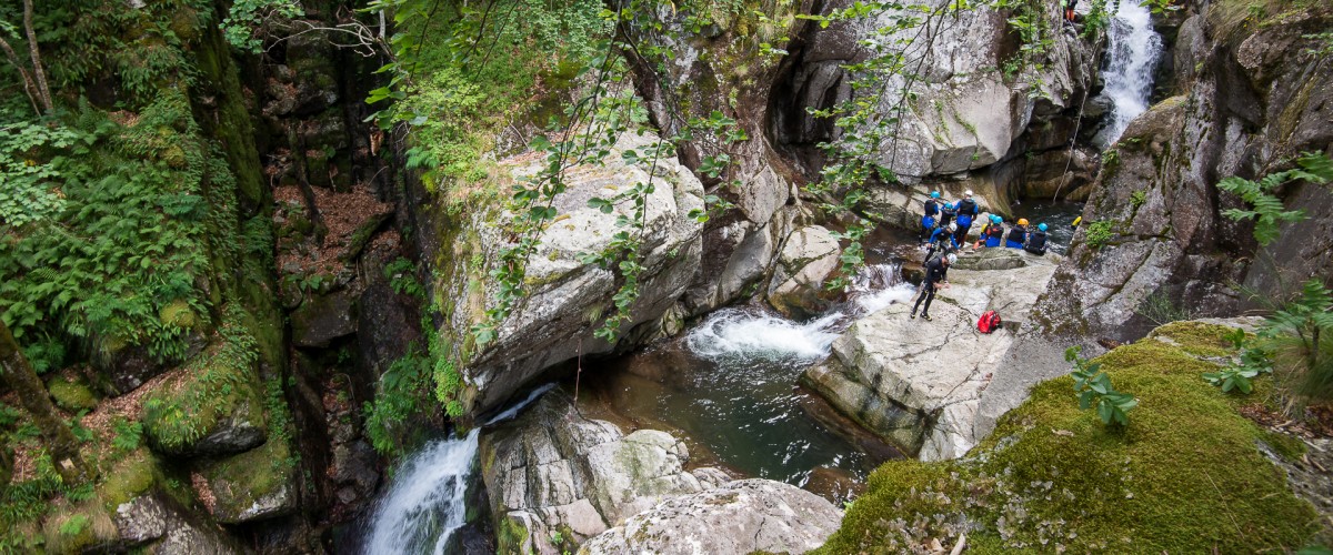 Découverte du canyon sportif du Tapoul dans le Parc National des Cévennes