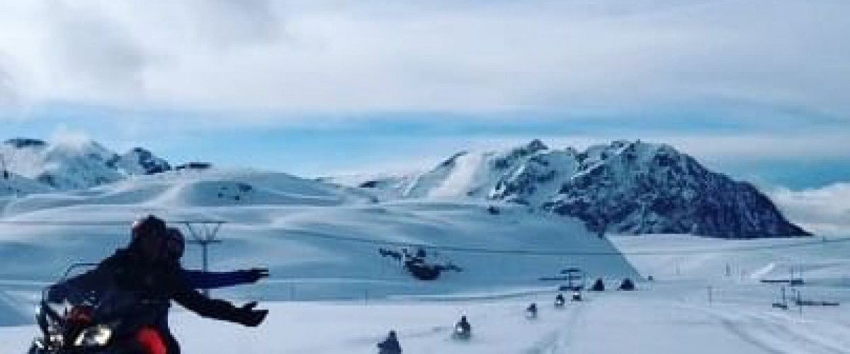Initiation motoneige à l'Alpe d'Huez