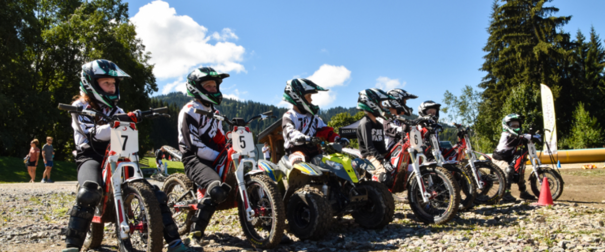 Moto trial électrique enfant et adulte en Haute Savoie