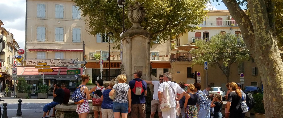 Visite publique des fontaines & jardins d'Aix-en-Provence