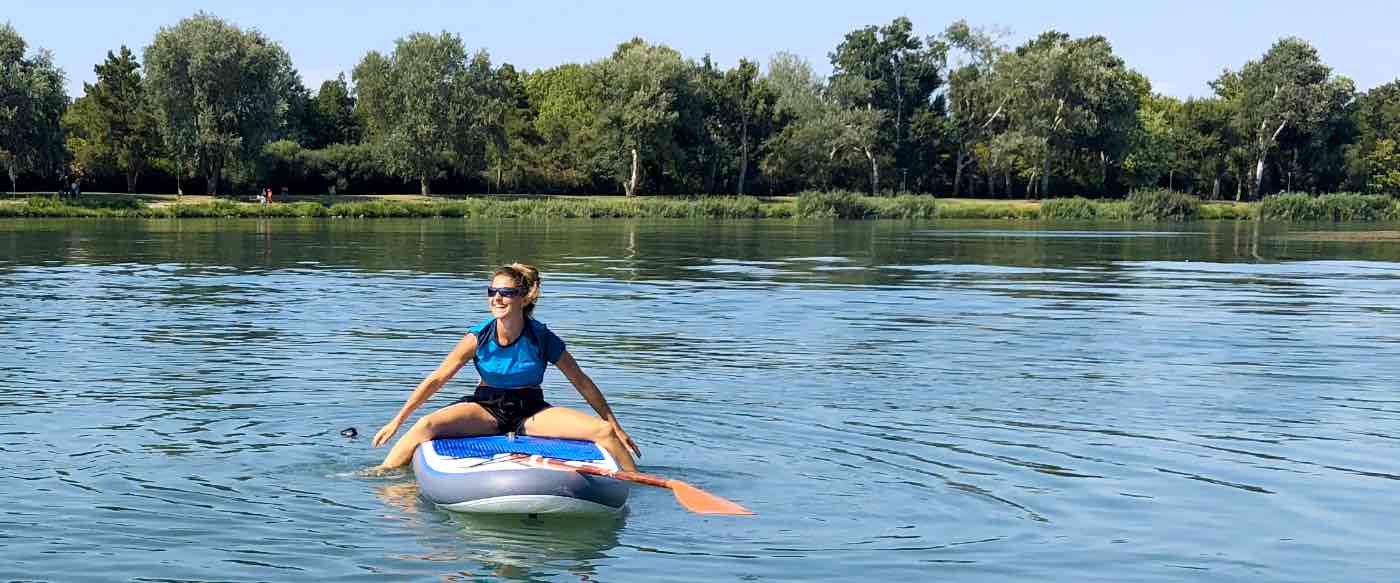 Descente du Rhône en canoë-kayak & paddle