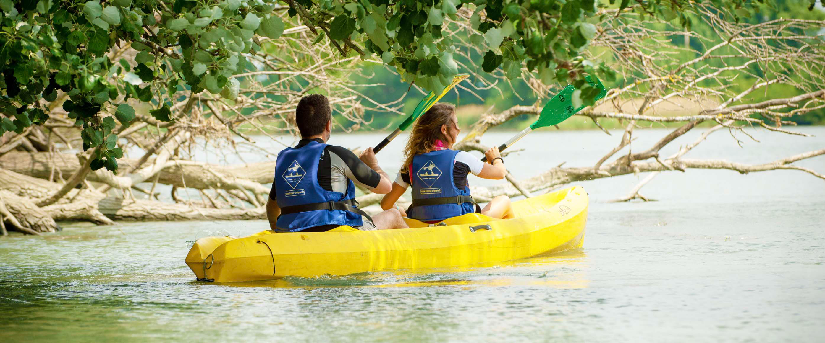 Descente du Rhône en canoë-kayak & paddle