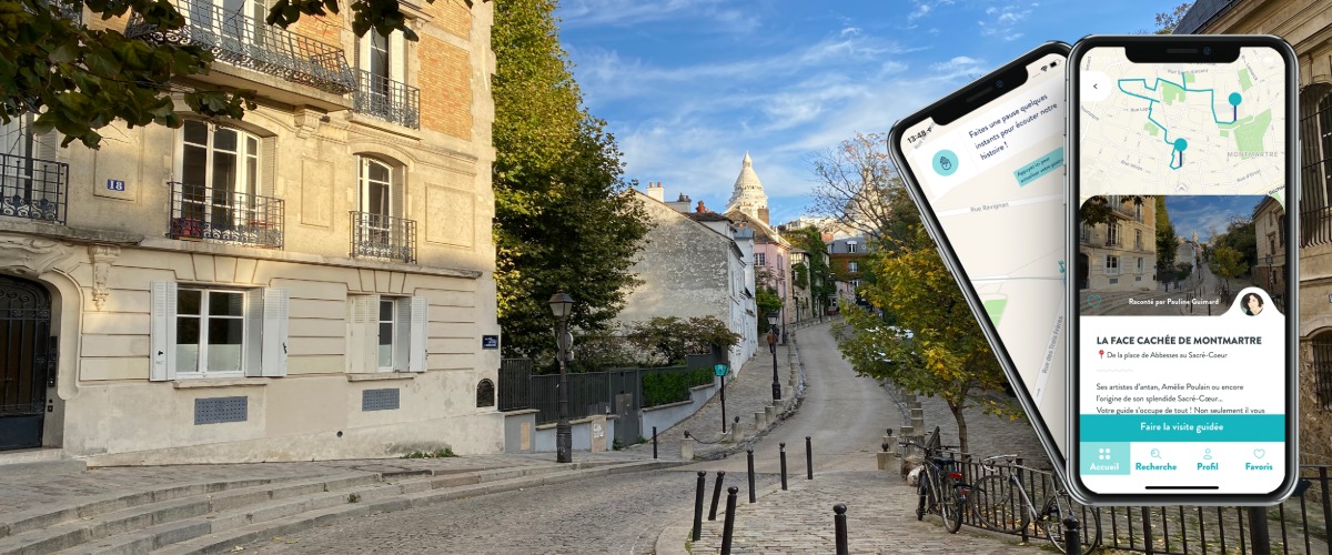 La Face Cachée du Montmartre, visite audio-guidée sur smartphone à Pied
