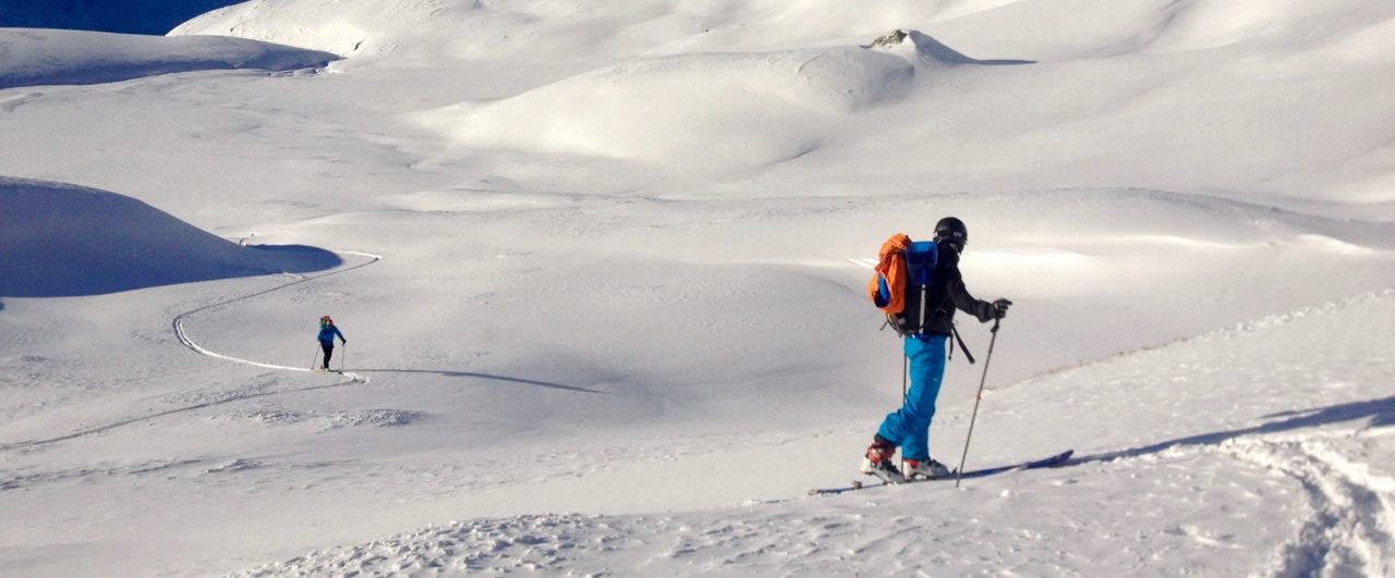 Sortie collective ski de randonnée avec le bureau des guides