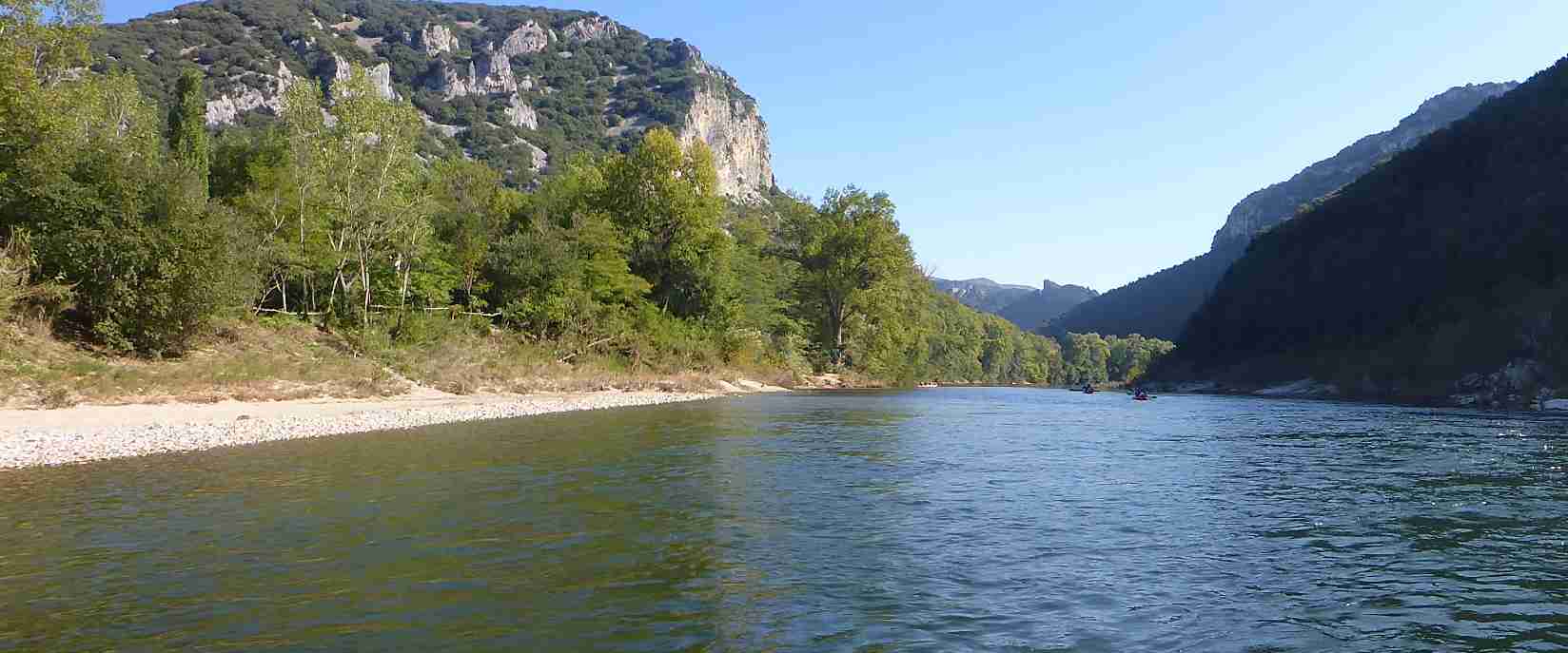 Descente de l'Ardèche : La Réserve Naturelle 24 km (Gorges de l'Ardèche)